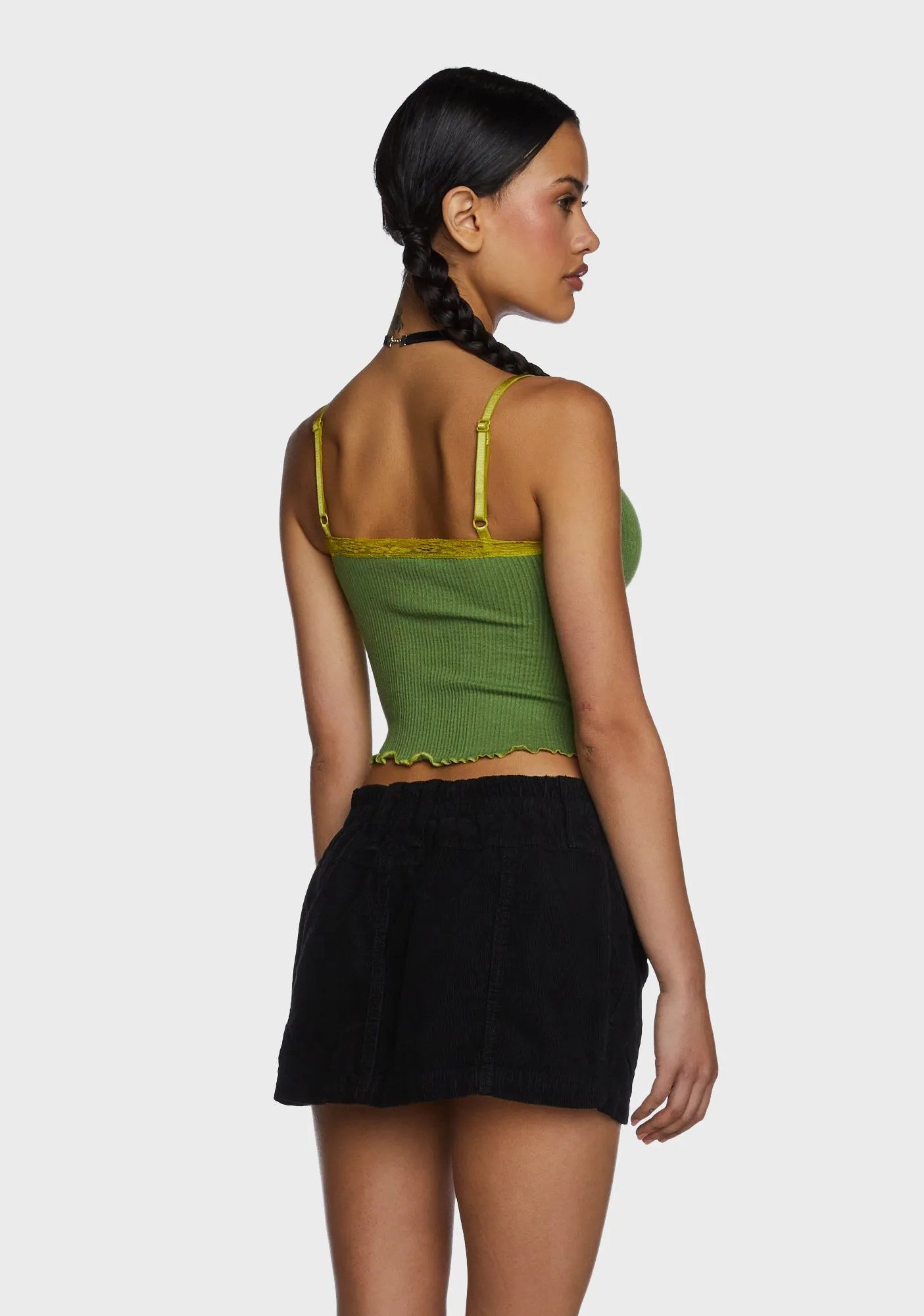 Contrast Lace Cami Top sold by Dolls Kill product image thumbnail 4