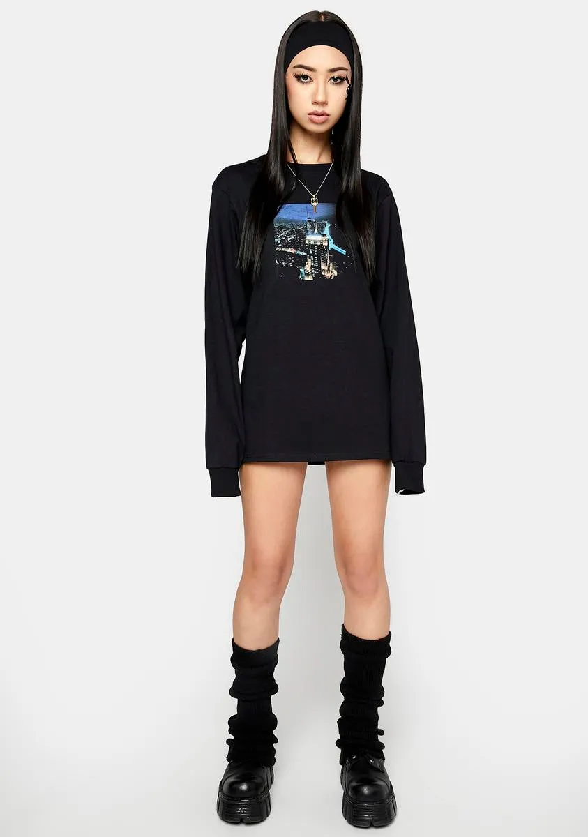 Playboy Bright Lights Long Sleeve Tee sold by Dolls Kill product image thumbnail 3
