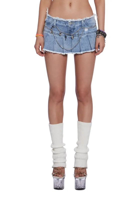 Uma Micro Mini Skirt sold by Dolls Kill