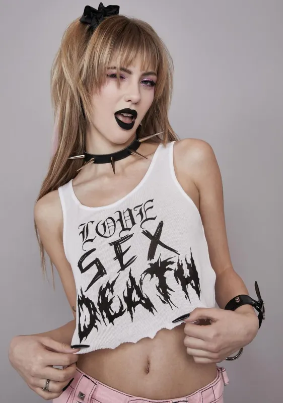 Creep It Real Tank Top sold by Dolls Kill