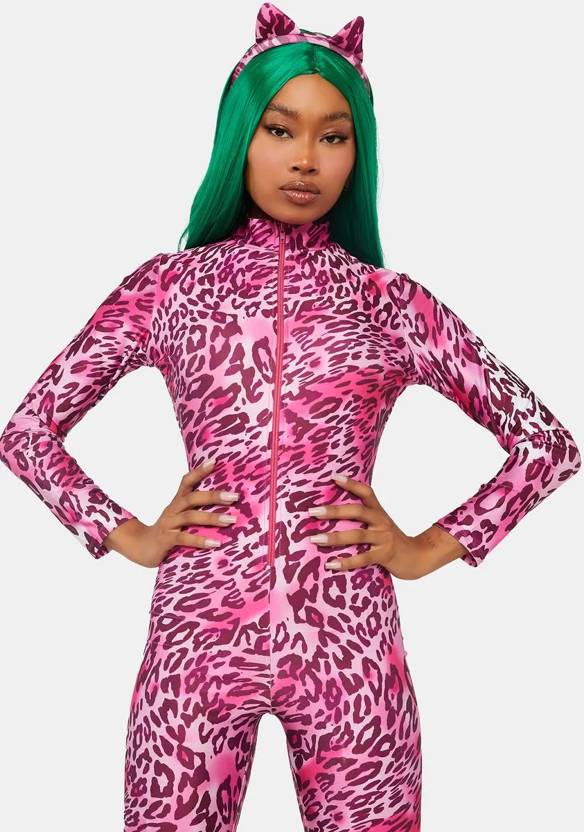 Pink Purrrfection Cat Costume sold by Dolls Kill