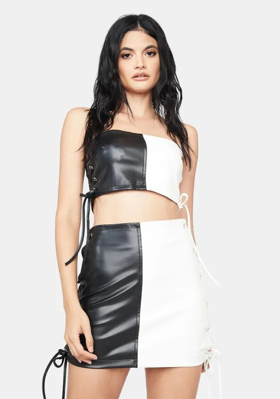 Mixed Feelings Skirt Set sold by Dolls Kill