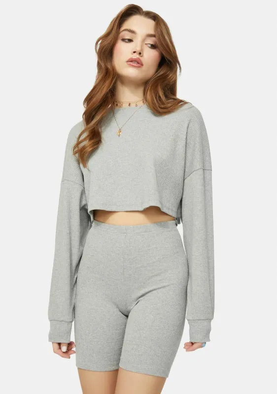 Storm Made My Morning Pullover & Biker Shorts Set sold by Dolls Kill