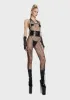 Expert On Everything Fishnet Jumpsuit sold by Dolls Kill