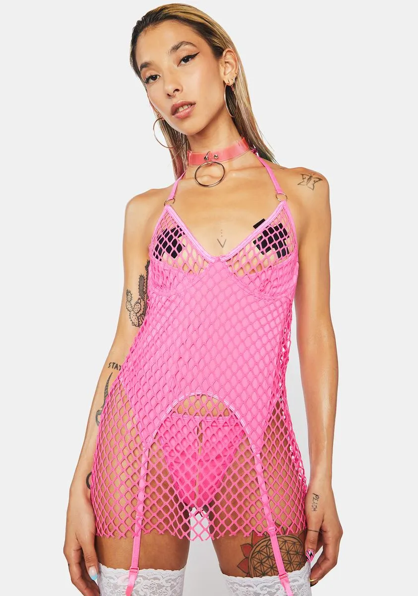 Once A Cheater Fishnet Romper sold by Dolls Kill
