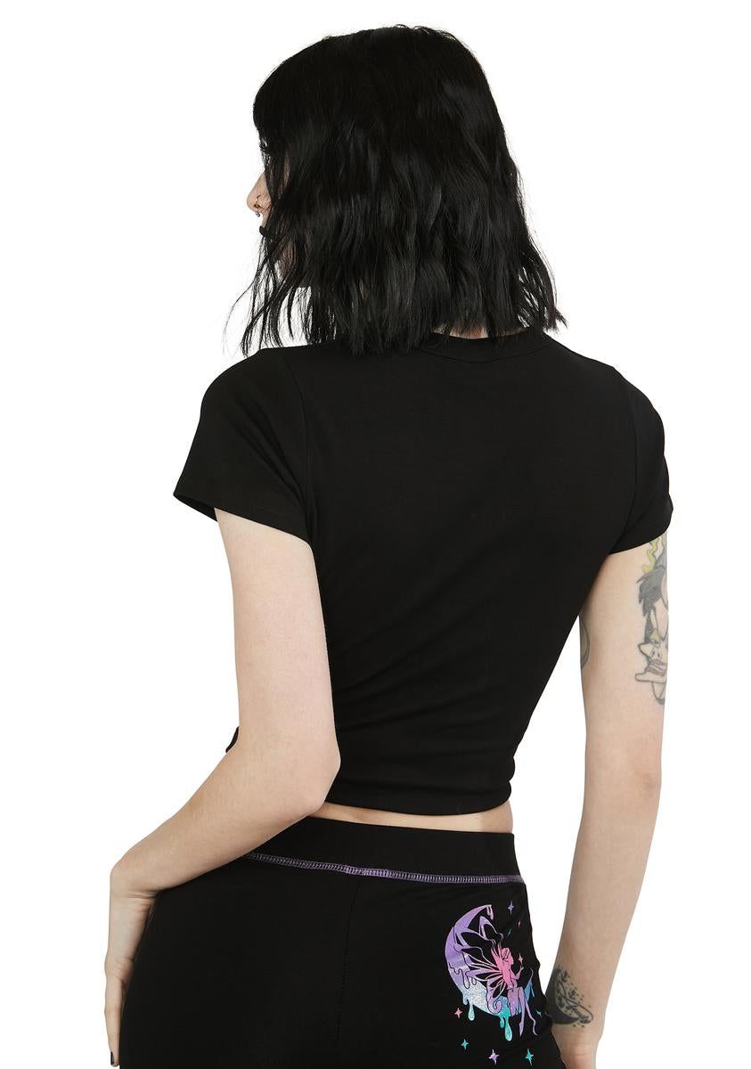 Feelin' Batty Graphic Tee sold by Dolls Kill product image thumbnail 4
