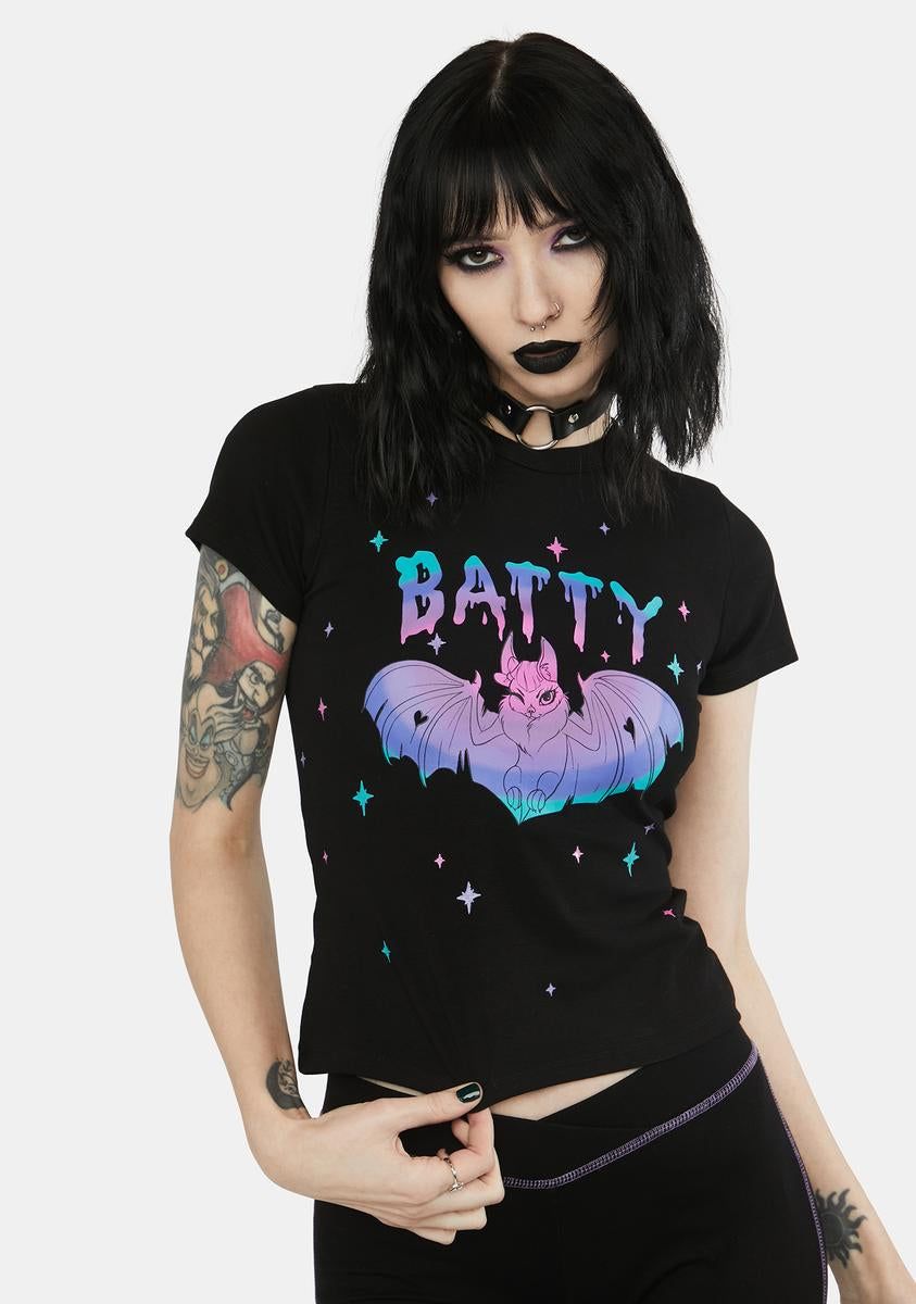 Feelin' Batty Graphic Tee sold by Dolls Kill