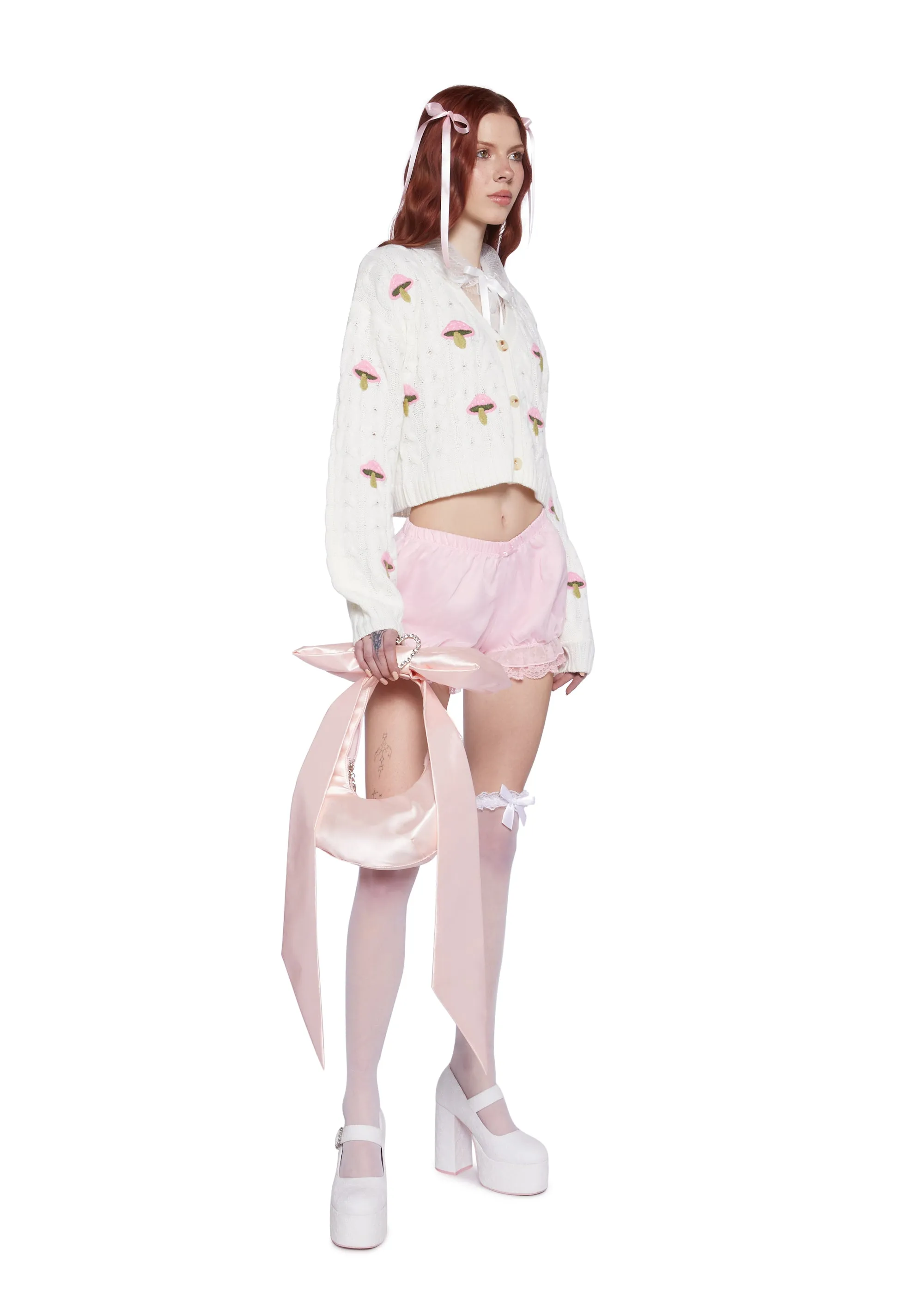 Lucky Charm Mushroom Cardigan sold by Dolls Kill product image thumbnail 2