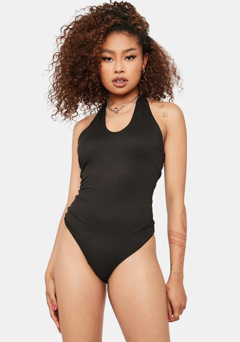 Starting Trouble Halter Bodysuit sold by Dolls Kill