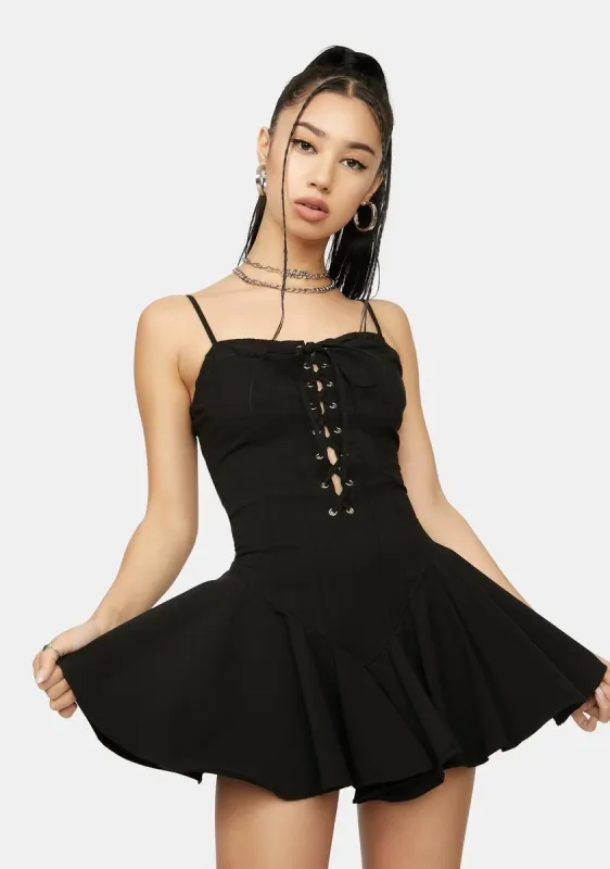 Night Maximized Pleasure Mini Dress sold by Dolls Kill
