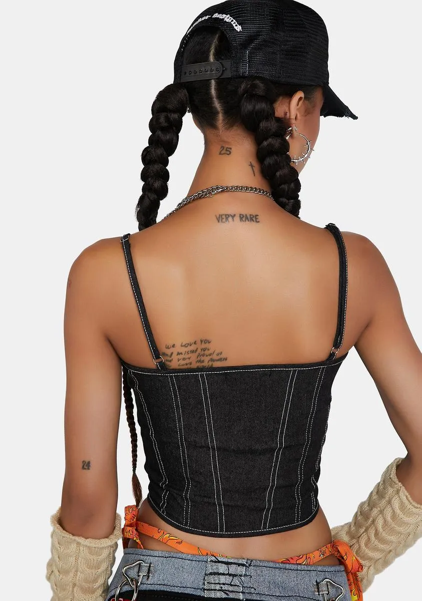 Ready And Willing Corset Top sold by Dolls Kill product image thumbnail 4