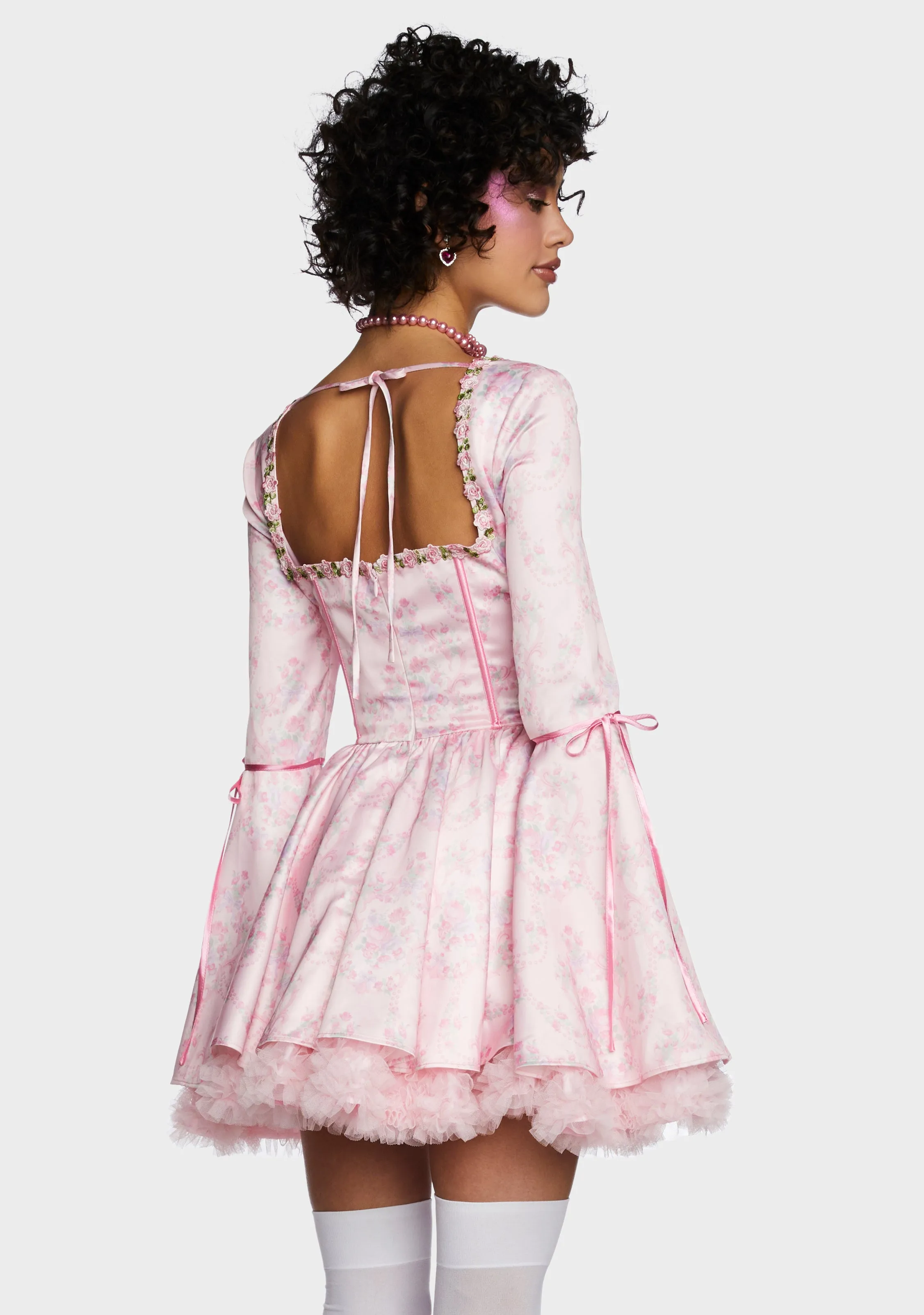 Scandal Sheet Mini Dress - Pink sold by Dolls Kill product image thumbnail 4