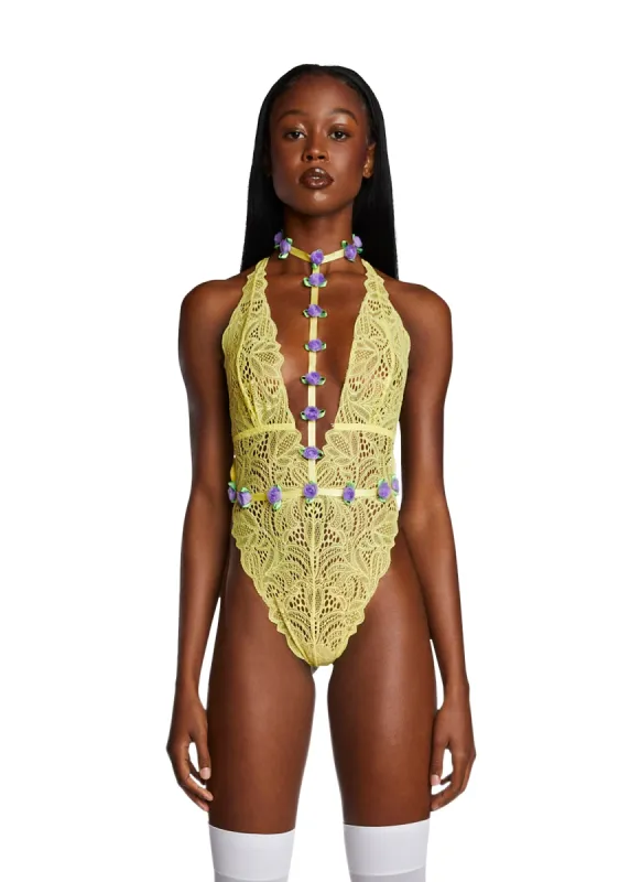 Garden Of Envy Lingerie Set sold by Dolls Kill