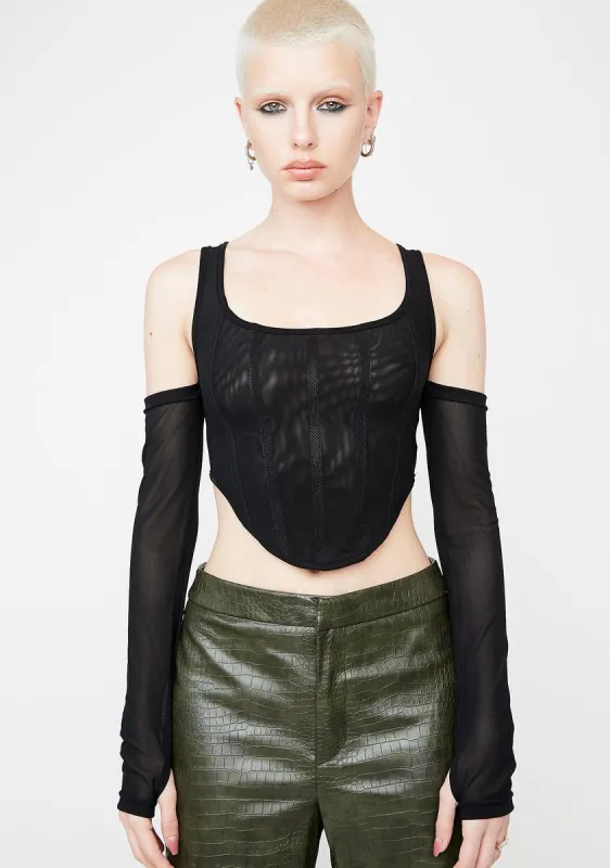 Aria Corset Top sold by Dolls Kill