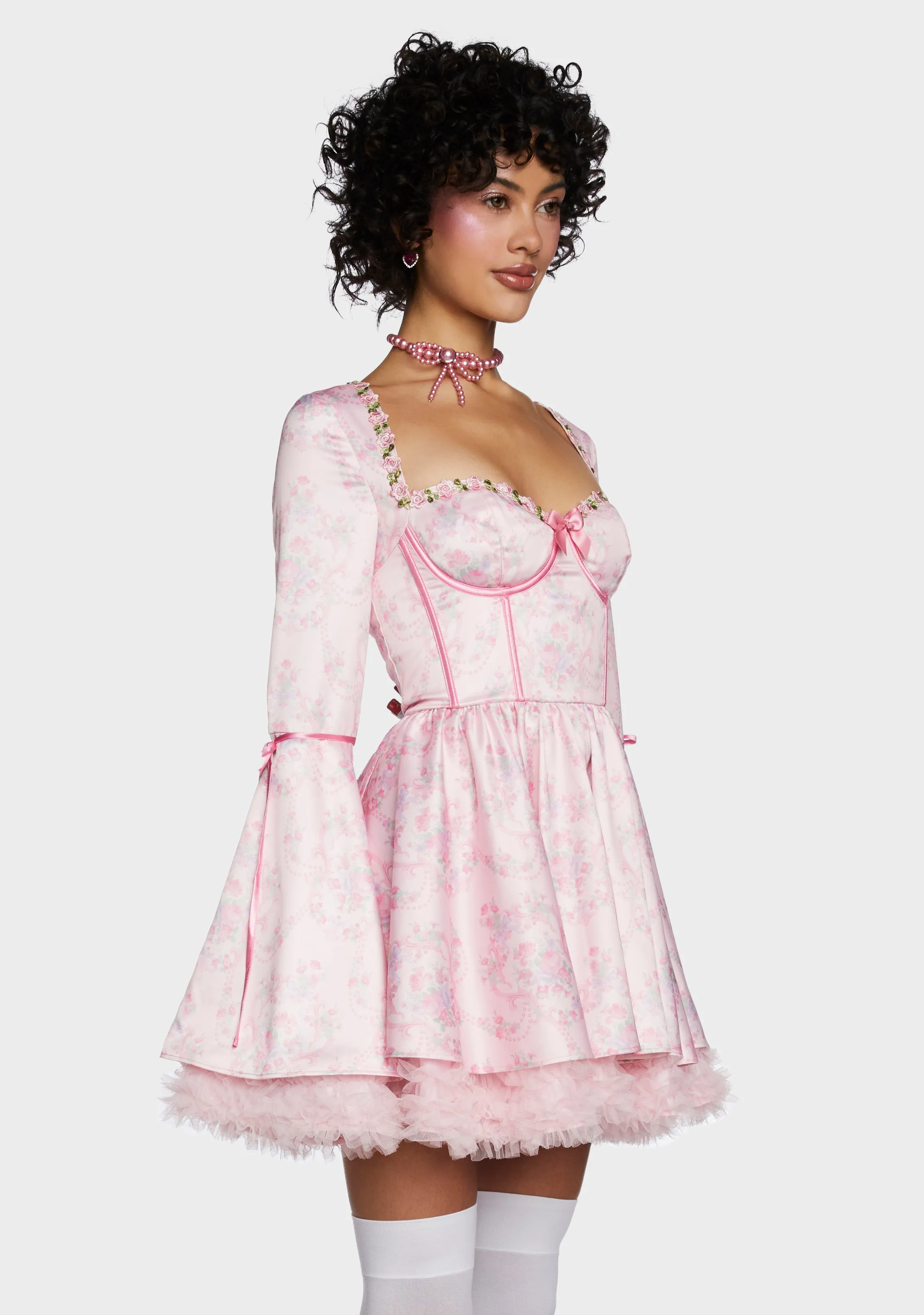 Scandal Sheet Mini Dress - Pink sold by Dolls Kill product image thumbnail 3