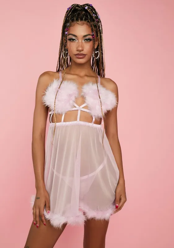 Lavender Lavish Me Tonight Lingerie Set sold by Dolls Kill