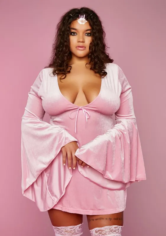 Plus The High Priestess Velvet Dress sold by Dolls Kill