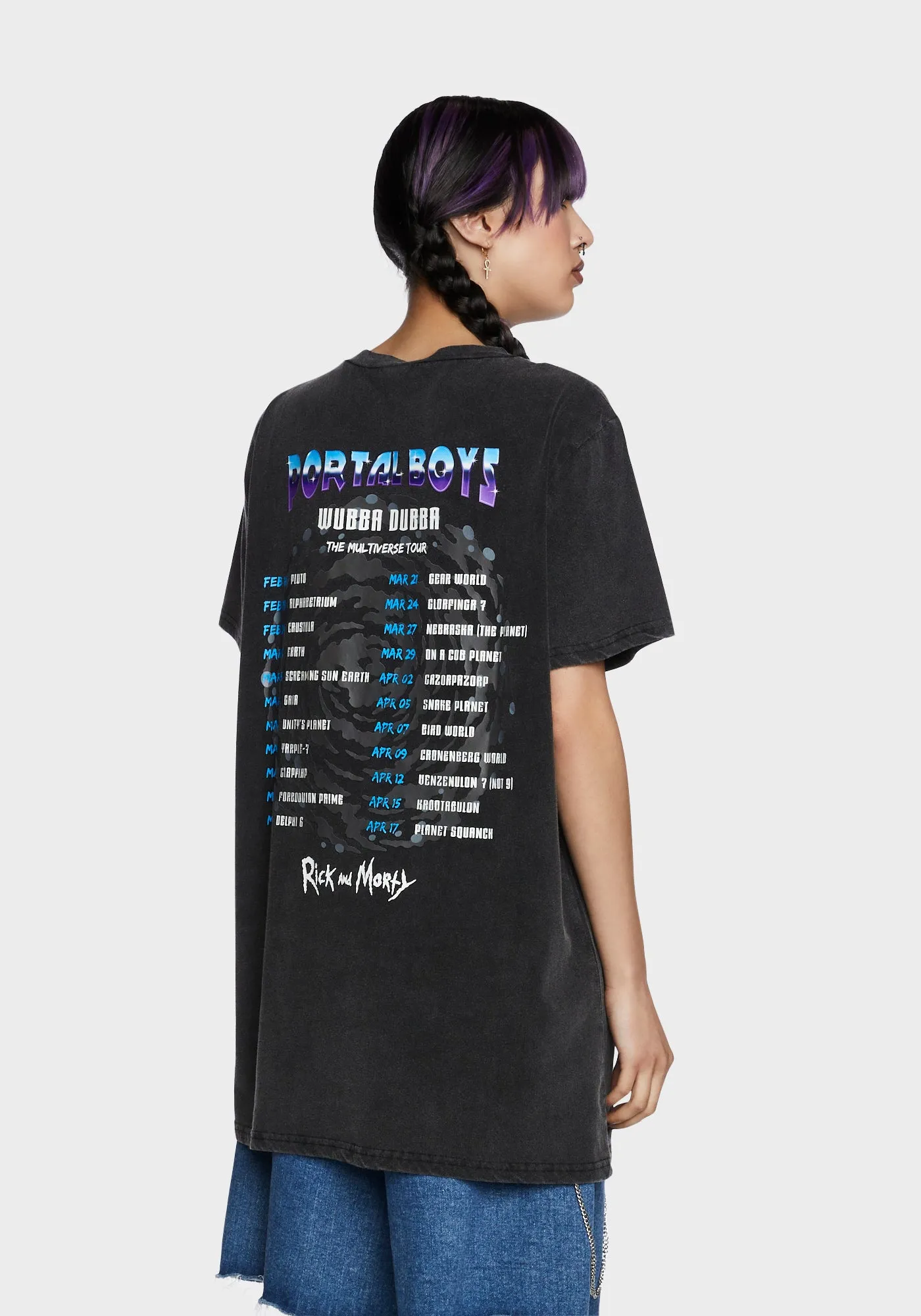 Portal Boys Oversized Tee sold by Dolls Kill product image thumbnail 2