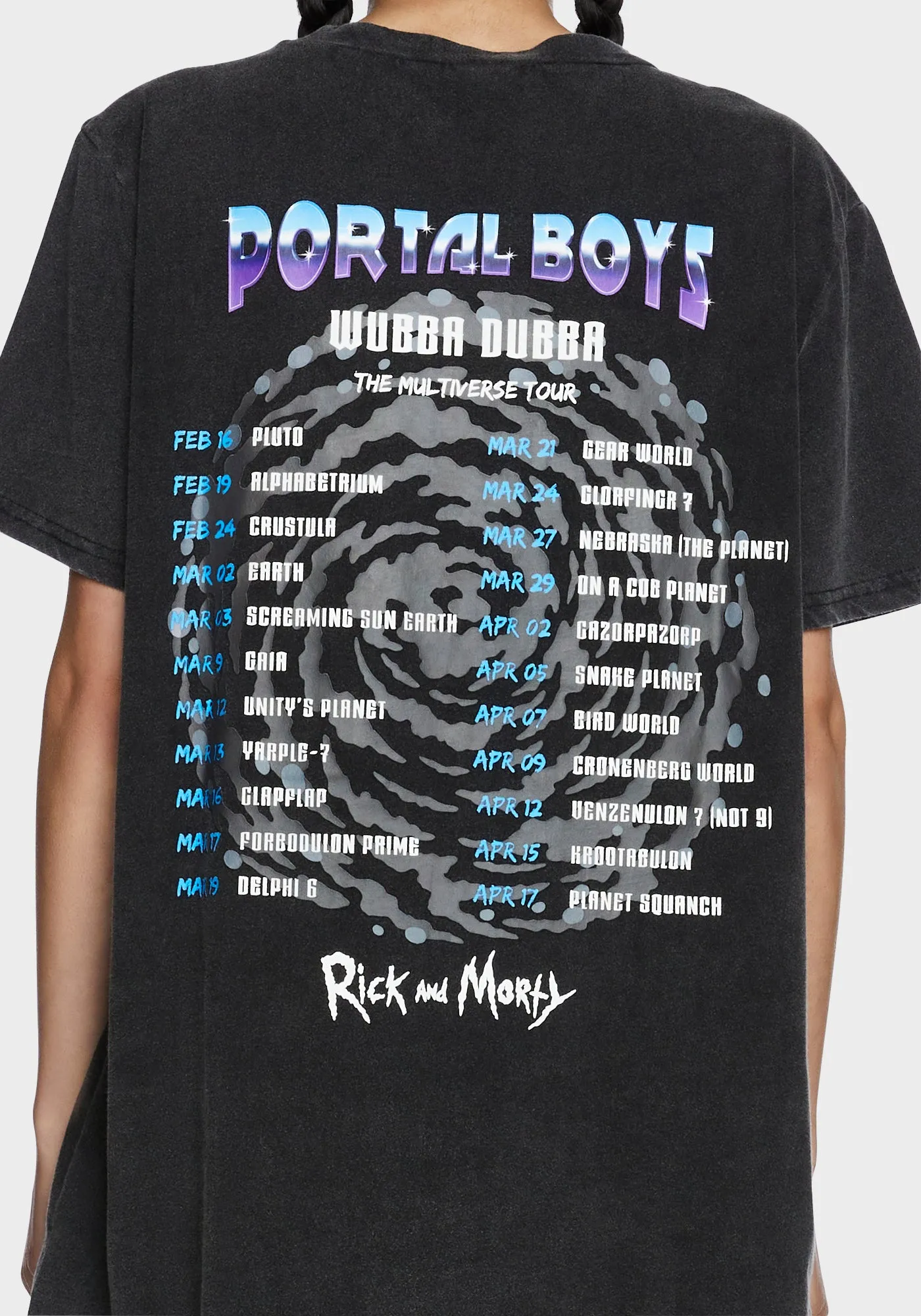 Portal Boys Oversized Tee sold by Dolls Kill product image thumbnail 3