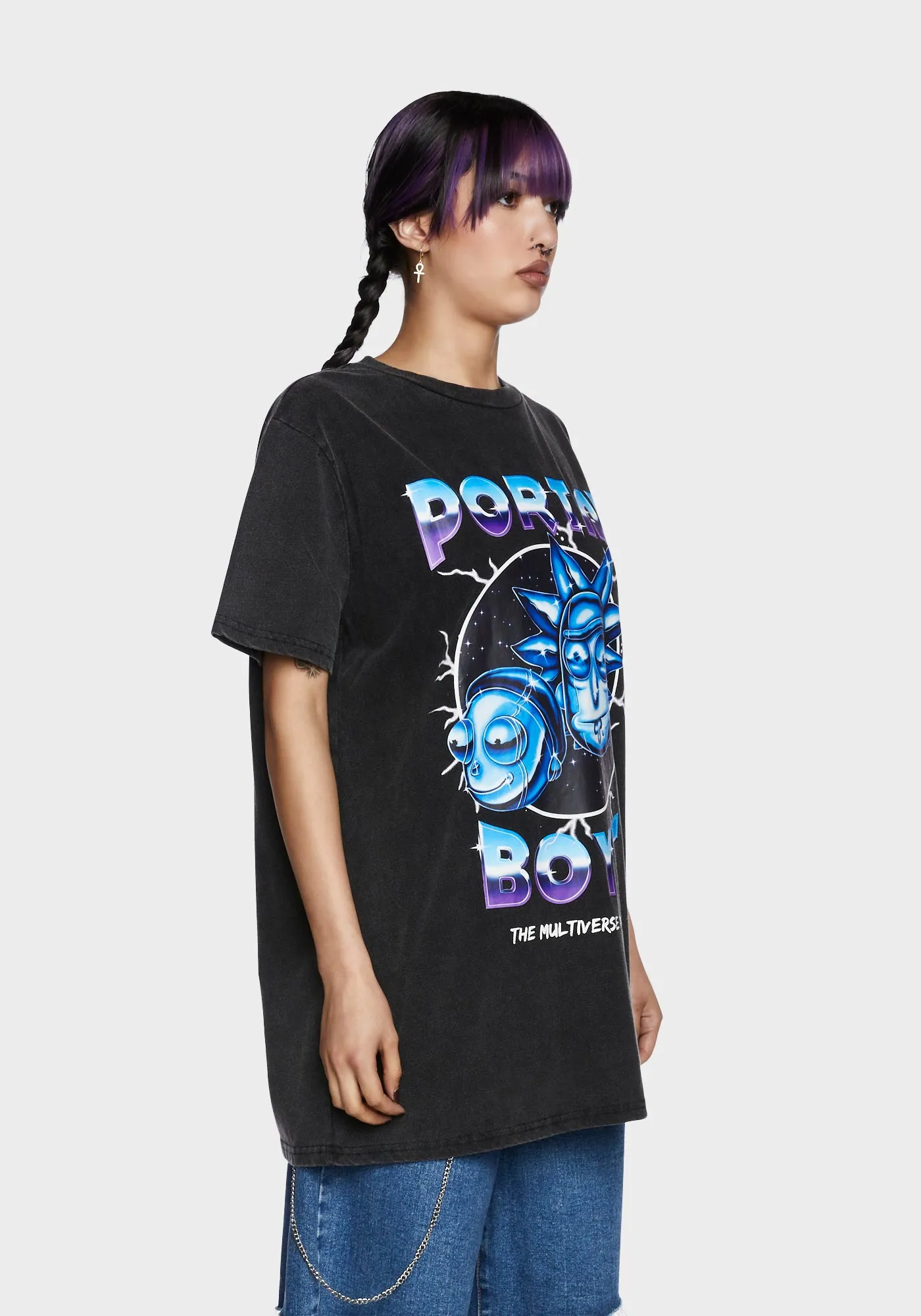 Portal Boys Oversized Tee sold by Dolls Kill product image thumbnail 4