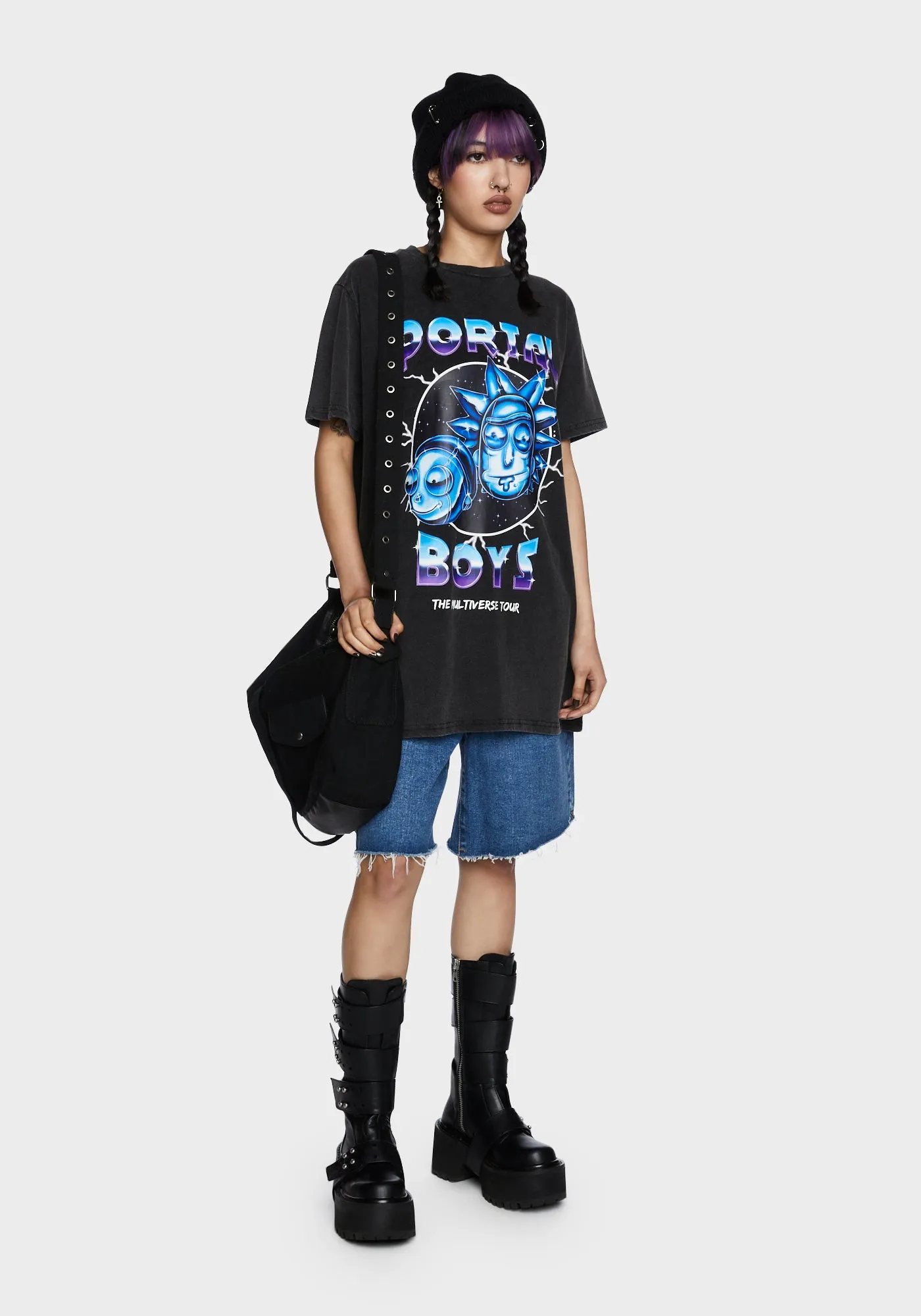 Portal Boys Oversized Tee sold by Dolls Kill product image thumbnail 5