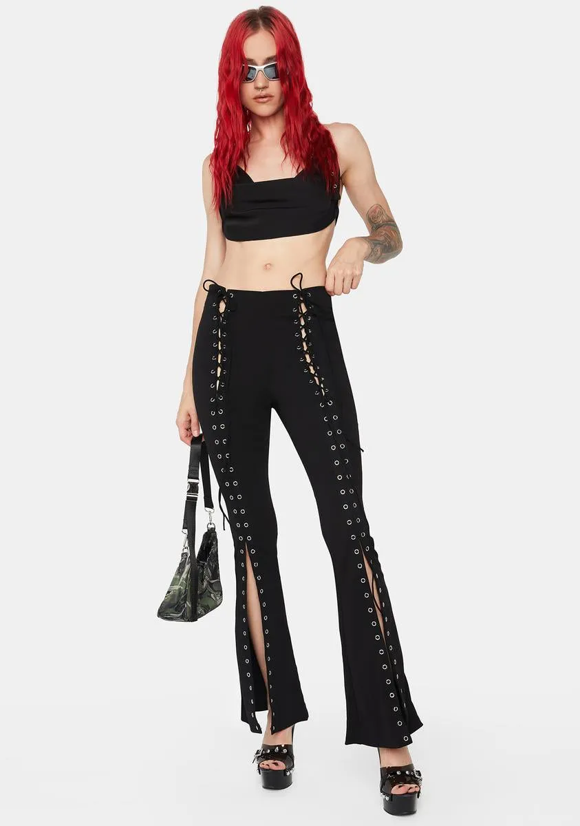 Caught Up In You Lace Up Pants sold by Dolls Kill product image thumbnail 5