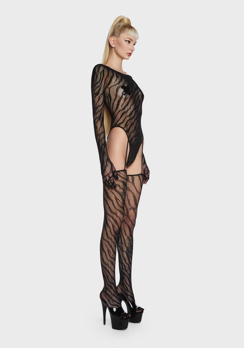 Simply Unhinged Fishnet Bodystocking sold by Dolls Kill product image thumbnail 3