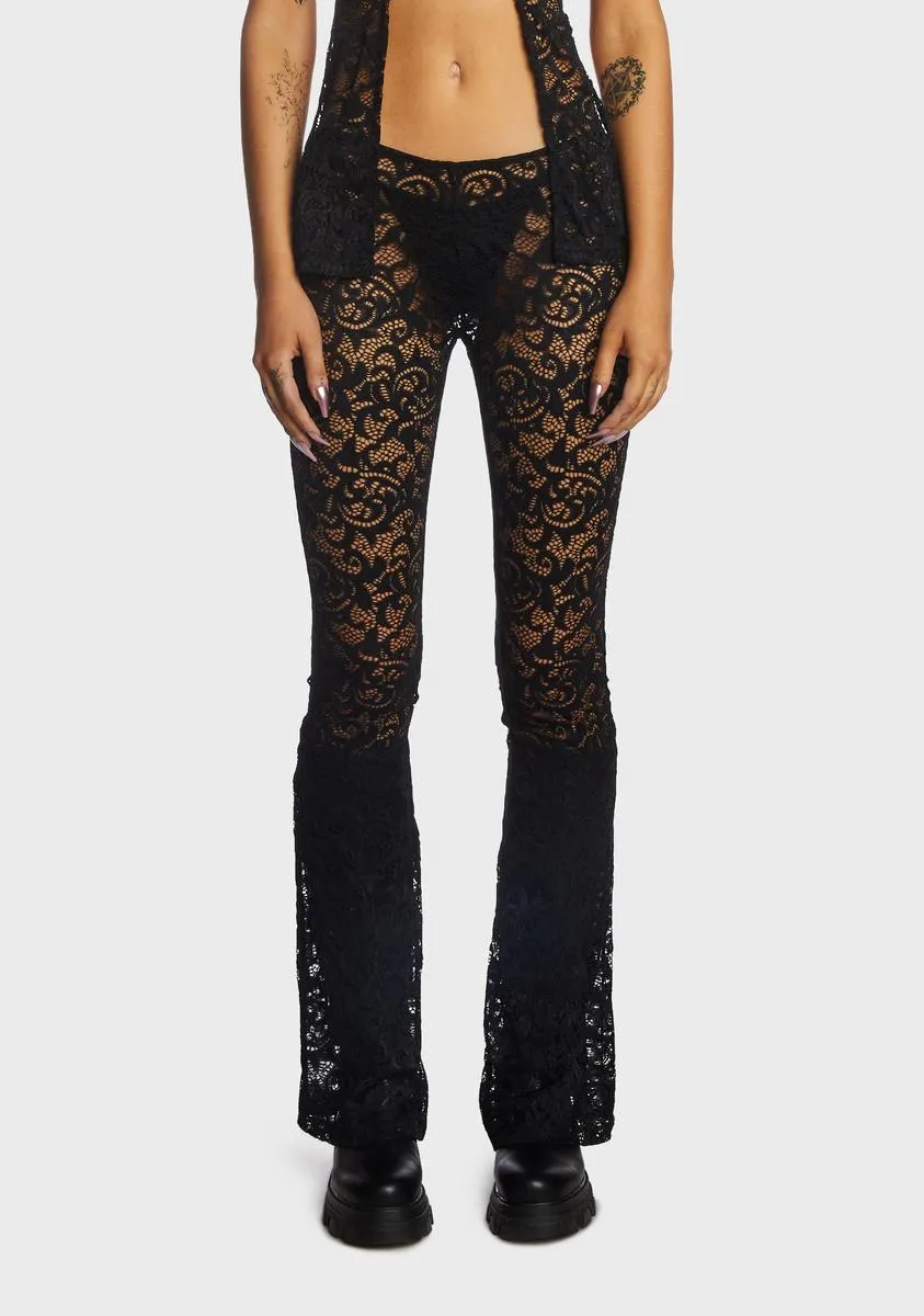 Meggy Lace Pants sold by Dolls Kill