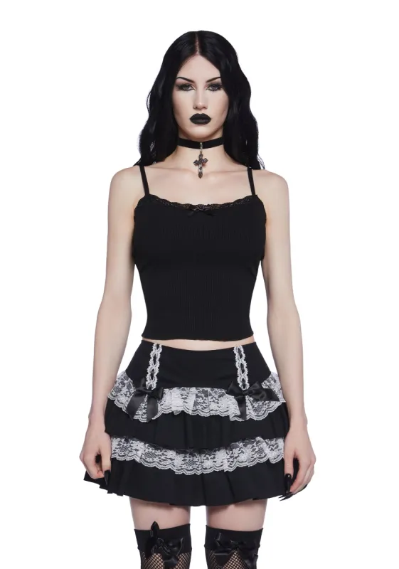 Dreamy Darkness 2-Pack Lace Cami sold by Dolls Kill