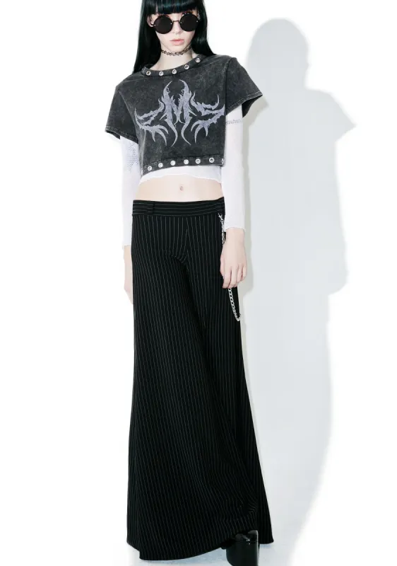 PMS Eyelet Crop sold by Dolls Kill