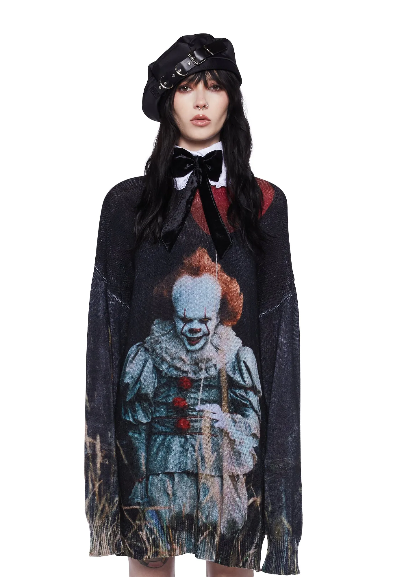 Worst Nightmare Knit Sweater sold by Dolls Kill