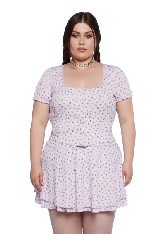 Plus Let It Linger Skirt Set sold by Dolls Kill