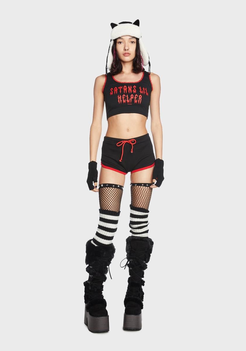 Satan's Lil Helper Crop Top sold by Dolls Kill product image thumbnail 3