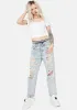 Blanc In A Snap Ribbed Crop Tee sold by Dolls Kill