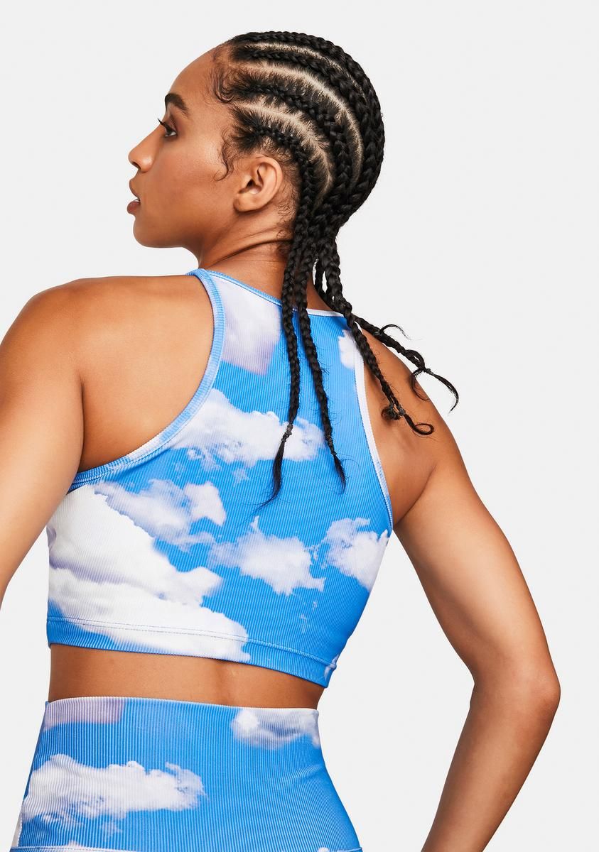 Azure Cloud Anna Tank sold by Dolls Kill product image thumbnail 4