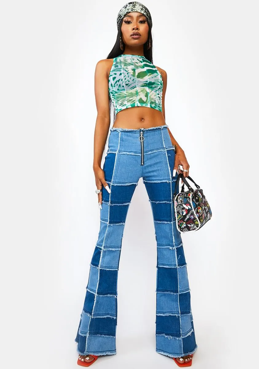 Lush Me-oww Mesh Crop Top sold by Dolls Kill product image thumbnail 3