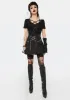 Cropped Lace Up Top sold by Dolls Kill