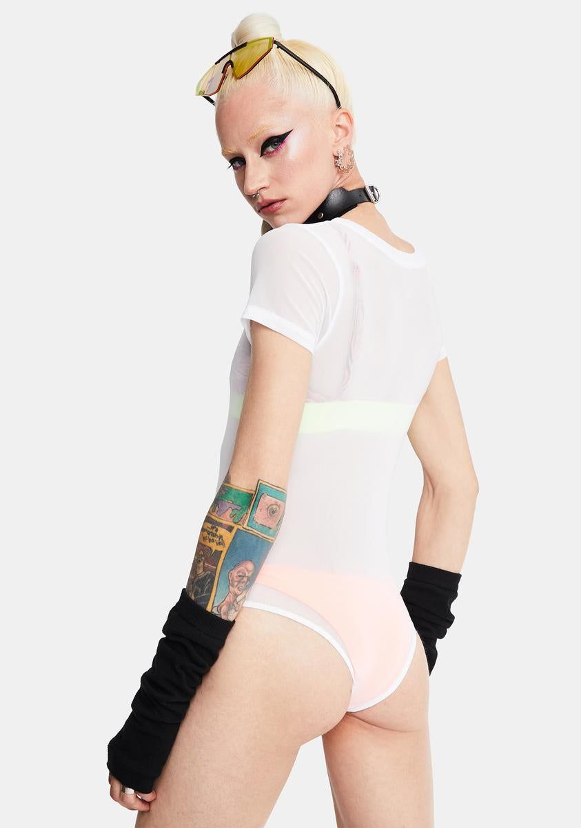Shimming It Mesh Bodysuit sold by Dolls Kill product image thumbnail 4