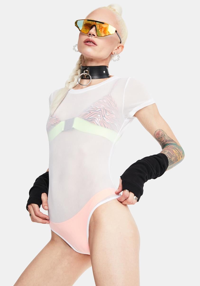 Shimming It Mesh Bodysuit sold by Dolls Kill product image thumbnail 2