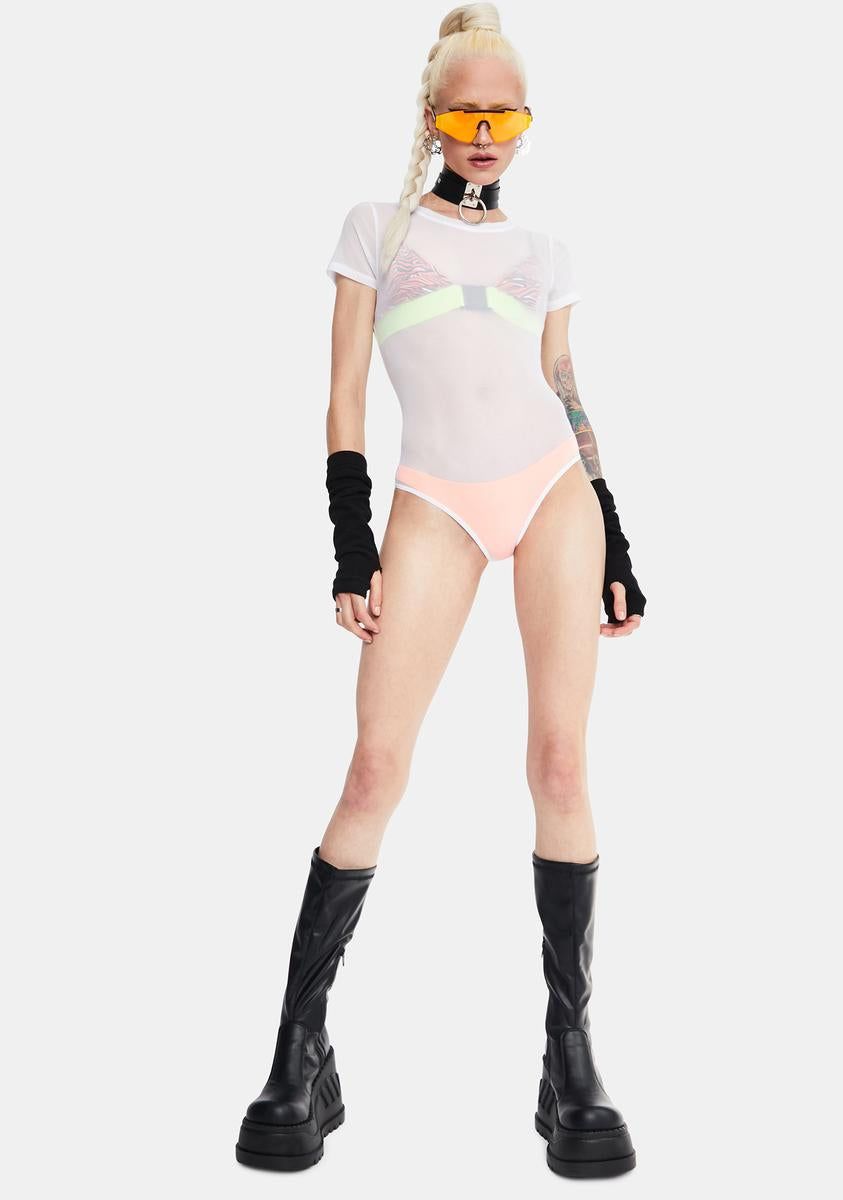 Shimming It Mesh Bodysuit sold by Dolls Kill product image thumbnail 3