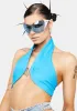 Ocean Forbidden Love Crop Top sold by Dolls Kill