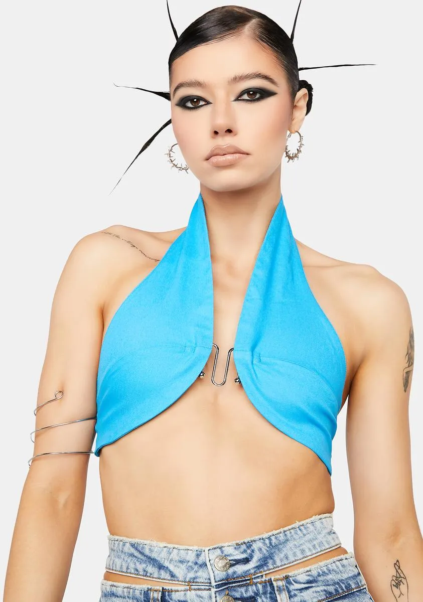 Ocean Forbidden Love Crop Top sold by Dolls Kill