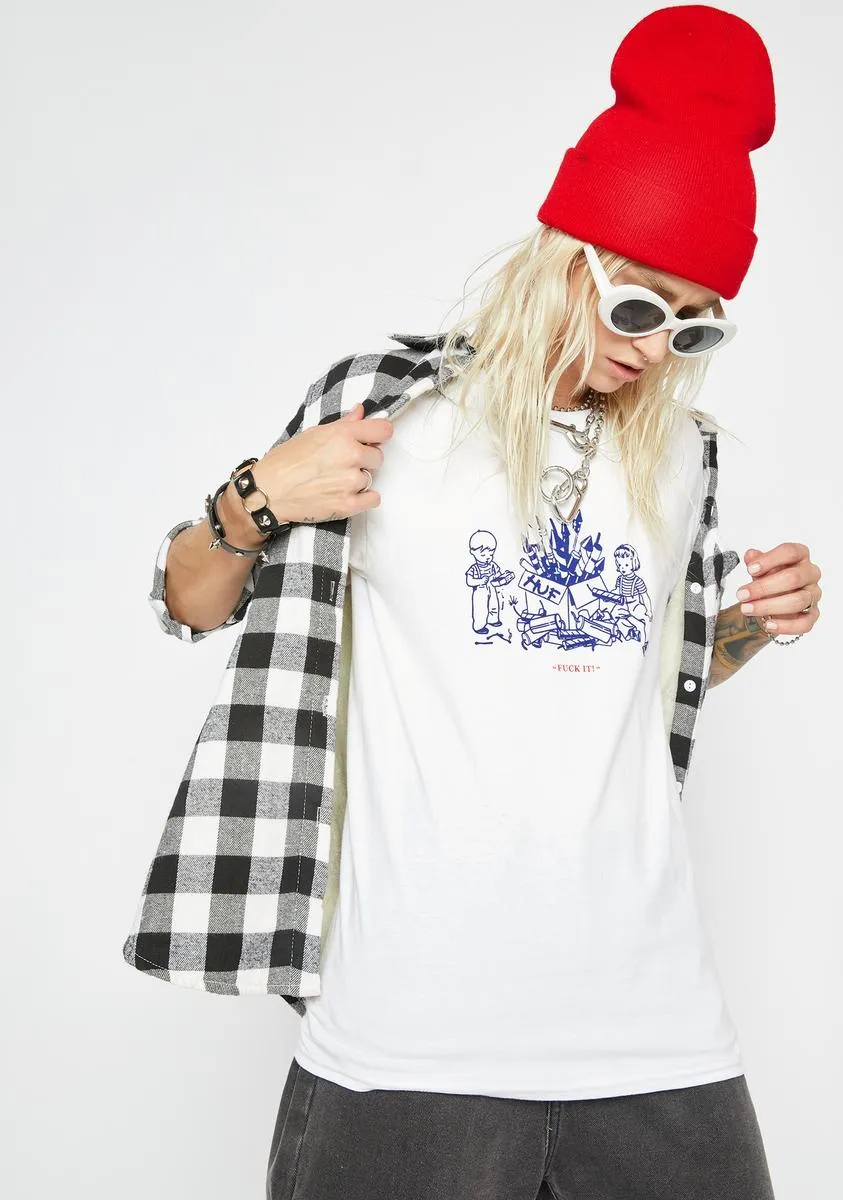 Safe And Sane Graphic Tee sold by Dolls Kill product image thumbnail 2