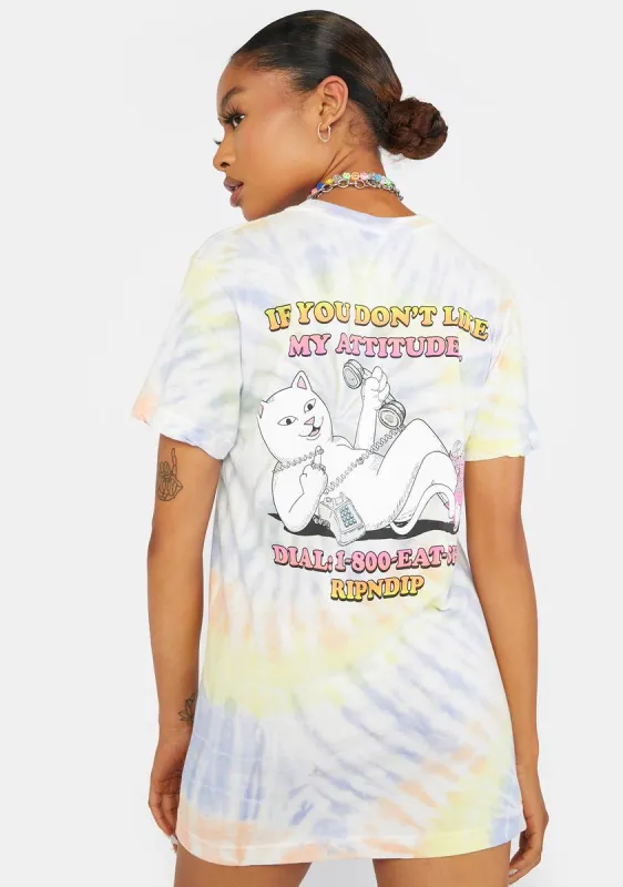 How's My Attitude Graphic Tee sold by Dolls Kill