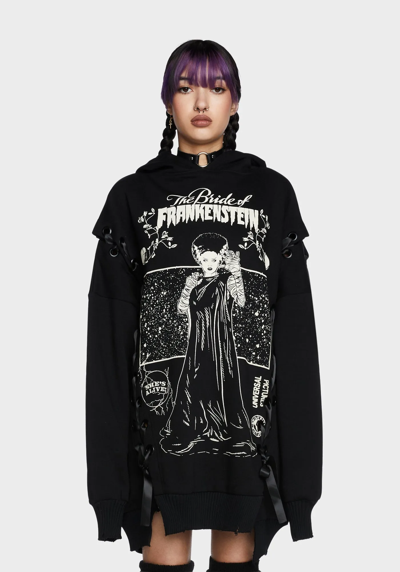 Catastrophic Courtship Graphic Hoodie sold by Dolls Kill