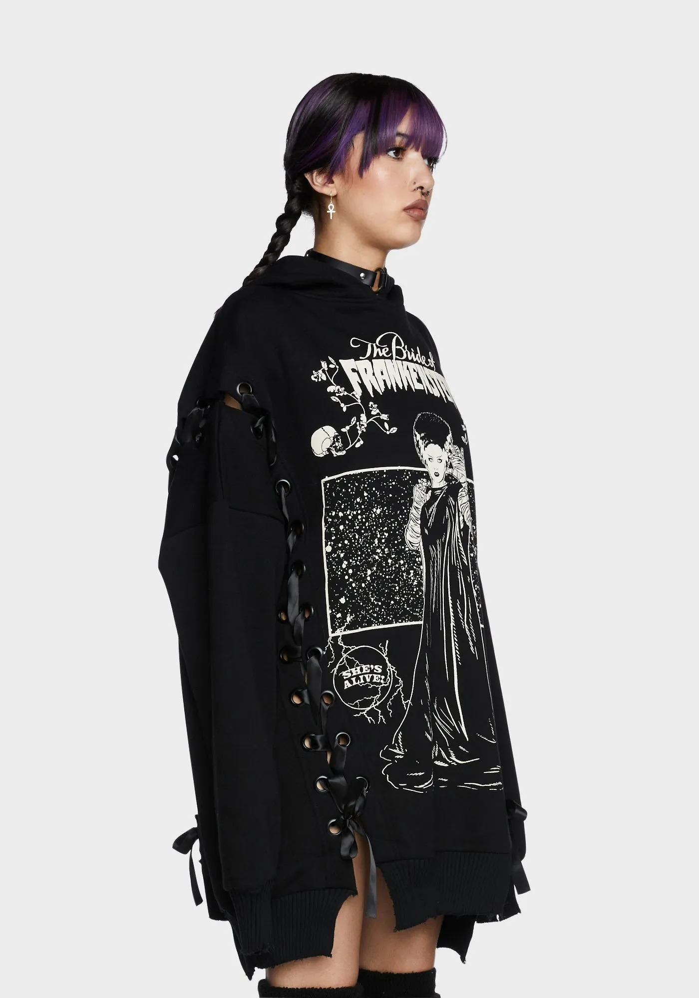 Catastrophic Courtship Graphic Hoodie sold by Dolls Kill product image thumbnail 3
