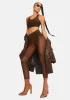 Chocolate Always The Baddest Sheer Leggings sold by Dolls Kill