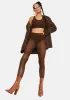 Chocolate Always The Baddest Sheer Leggings sold by Dolls Kill