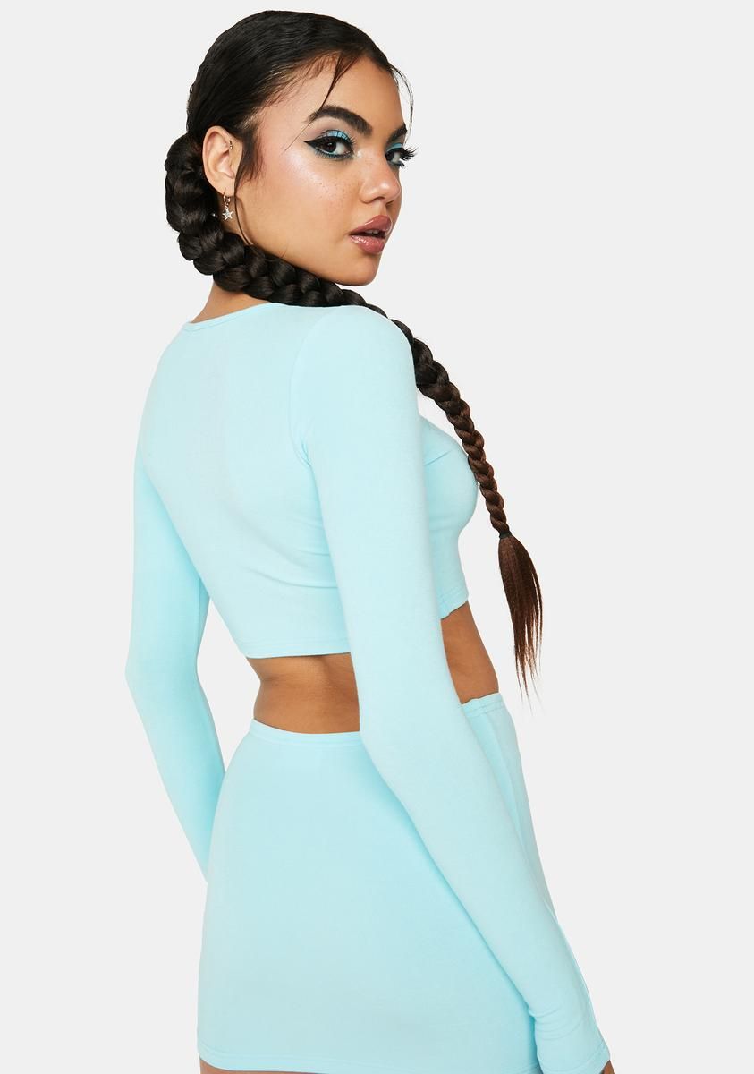 Aqua Good Old Days Skirt Set sold by Dolls Kill product image thumbnail 4