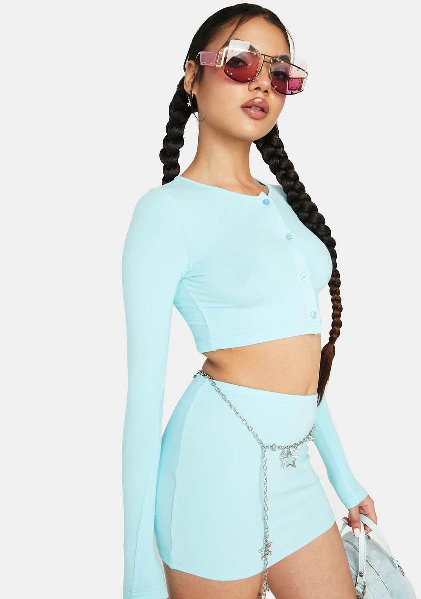 Aqua Good Old Days Skirt Set sold by Dolls Kill product image thumbnail 2